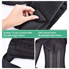 Back Brace Posture Corrector Belt for Women & Men Back Lumbar Support Adjustable Shoulder Posture Support for Improve Scoliosis