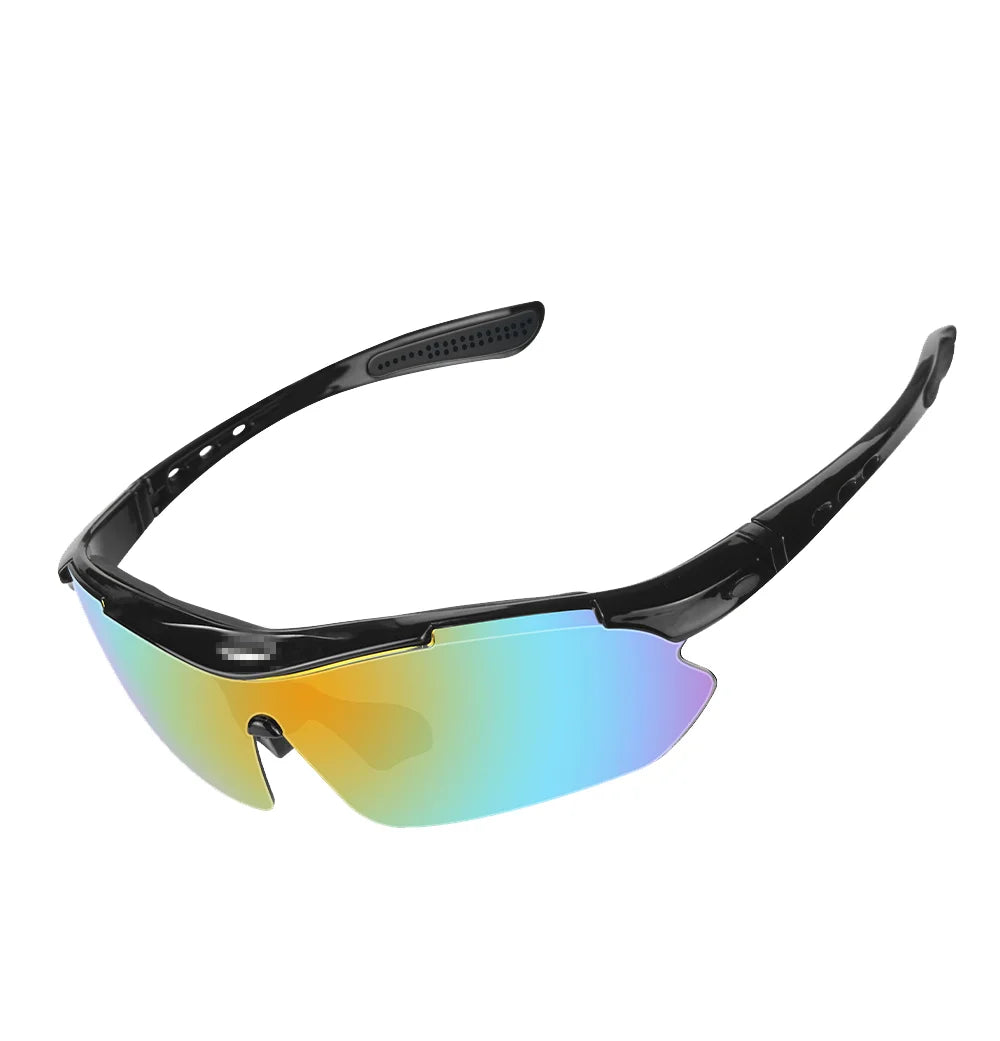Cycling Glasses 5 Lens Mens Womens Sports Sunglasses Cycling Goggles MTB Road Anti-glare Riding Bicycle Bike Eyewear Protection