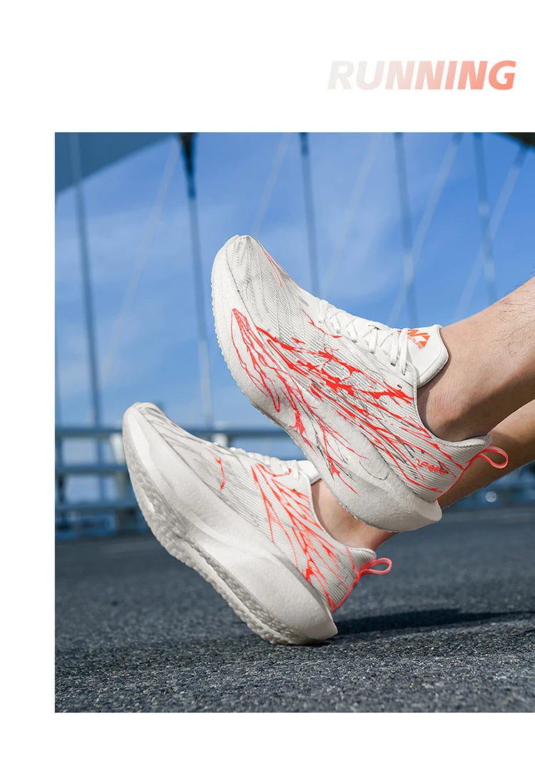 حذاء جري 5.0 MIX مصنوع من ألواح الكربون للرجال والنساء، مناسب لسباقات الماراثون، يتميز بثباته وامتصاصه للصدمات، مناسب للتدريب