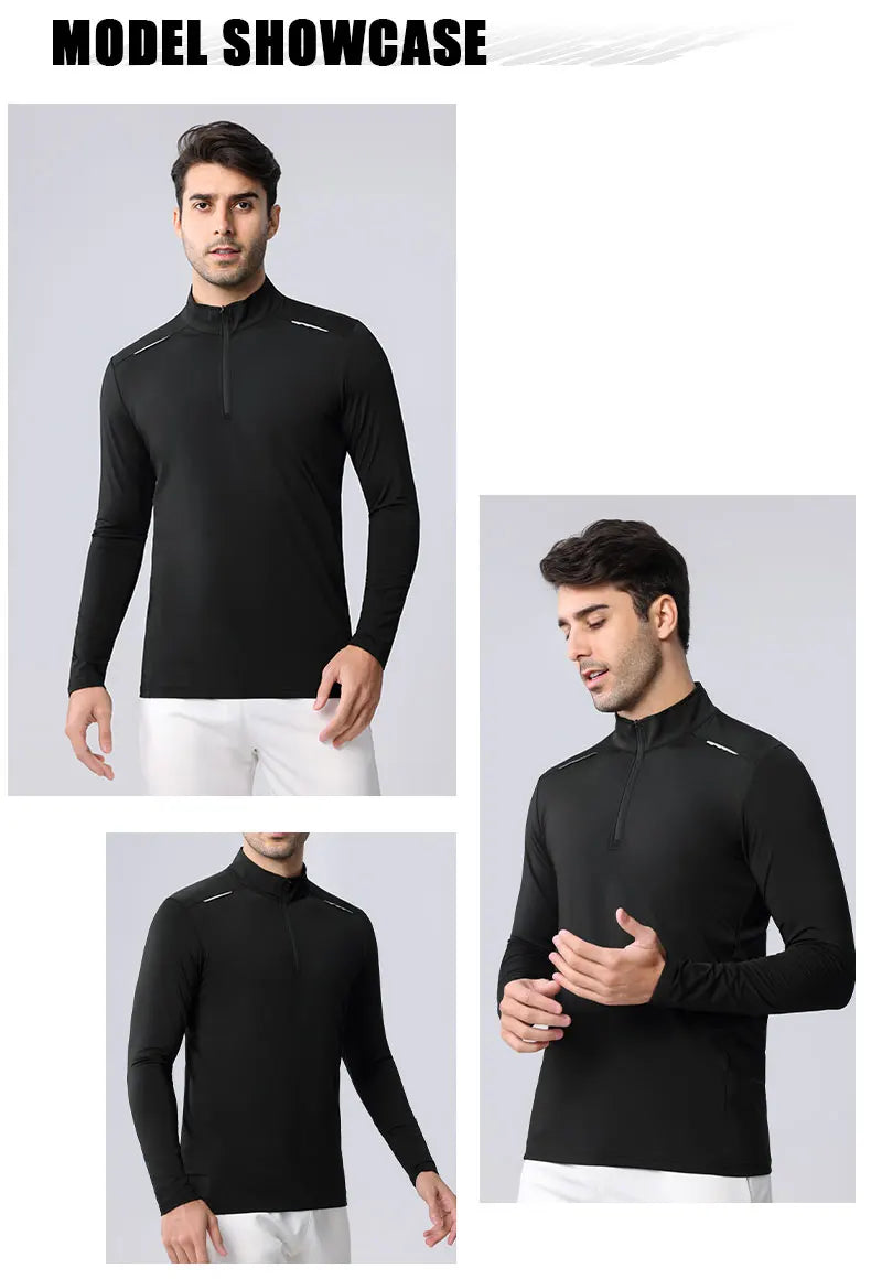 Men's Long Sleeves T-shirt Gym Yoga Top Fitness Wear Jerseys Golf Clothes Marathon Sweatshirt Tee Running Athletics Shirt