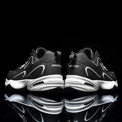 Men Sports Running Shoes Outdoor Walking Soft Casual Sneakers Fashion Designer Leather Sneaker Waterproof Men's Tennis Masculina