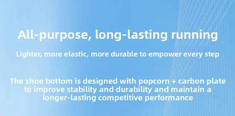 Unisex 2025 Full Carbon Plate Running Shoes Professional Marathon Racing Lightweight Bounce Cushion Breathable Sports Sneakers