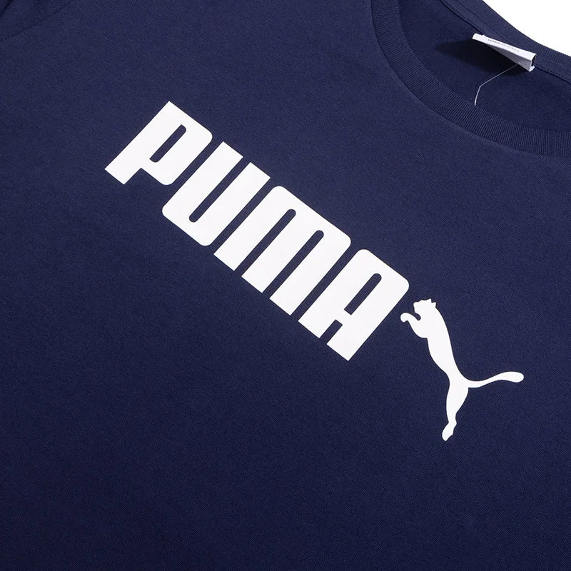 Puma Men's Short-Sleeved Running and Cycling Training Tops Fitness Casual Basketball Sportswear 691338-06