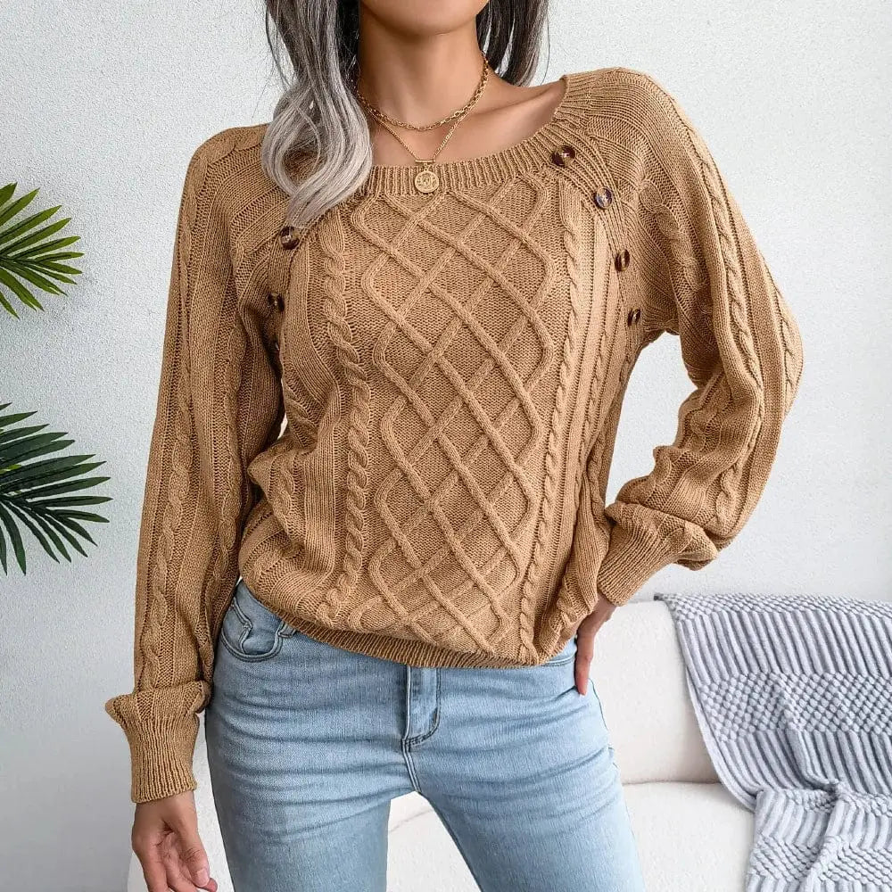 CLOUDTEK™ Cable Knitted Sweater Modavivo