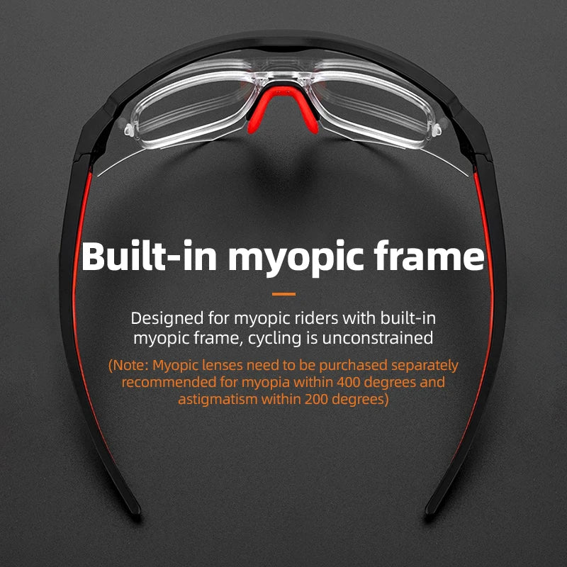 ROCKBROS Photochromic Anit-fog Bicycle Glasses UV400 Sun Protection Bike Sunglasses Sports Run MTB Road Cycling Eyewear Goggles