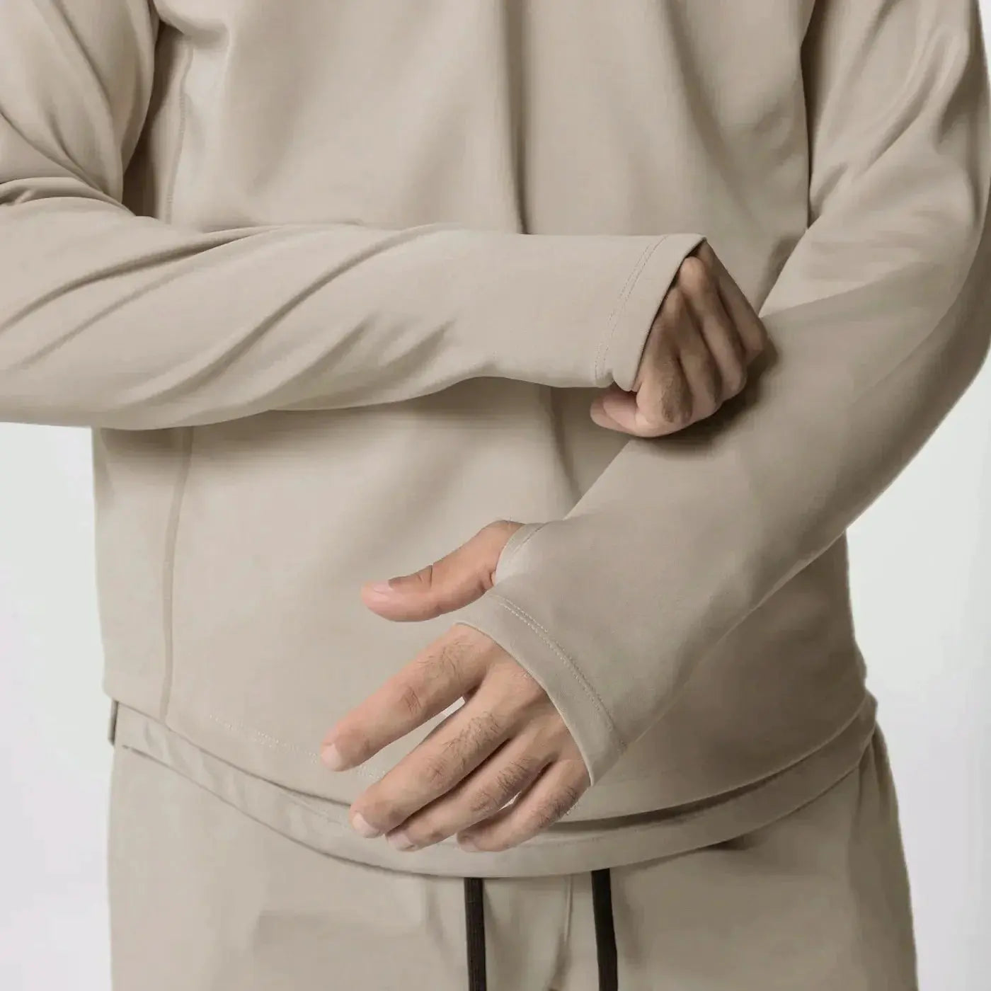 Men Oversized Pullover Hoodie Cotton Loose Sportswear Joggers Gym Sports Fitness Running Training Coat Casual Fashion Sweatshirt باور أب | Power Up
