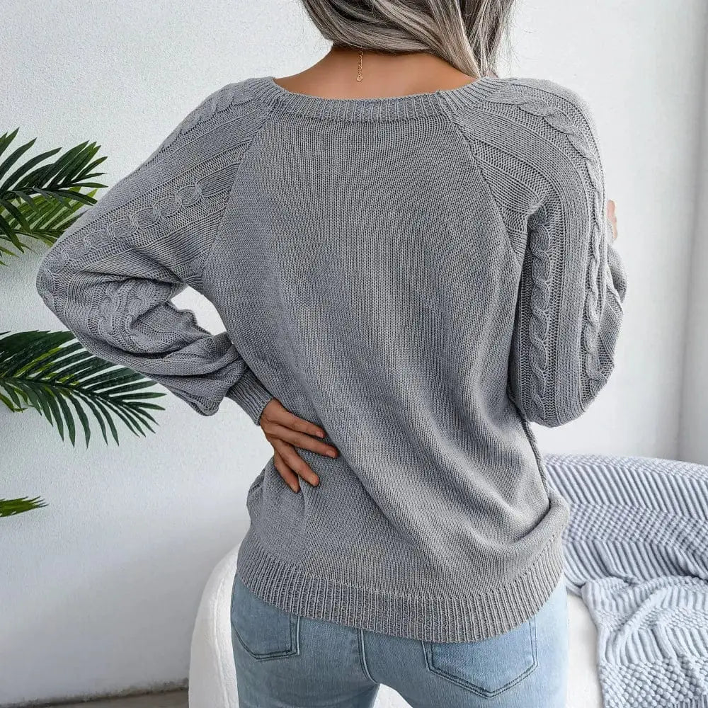 CLOUDTEK™ Cable Knitted Sweater Modavivo