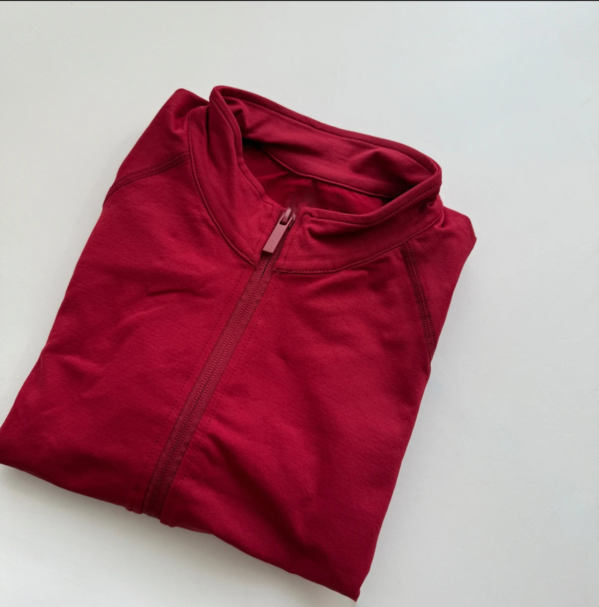 Dynamic Zippy Raglan Sleeve High Stretch Longline Subtle Contour Zip-Up Coat Fitness Activewear Yoga Gym Jacket