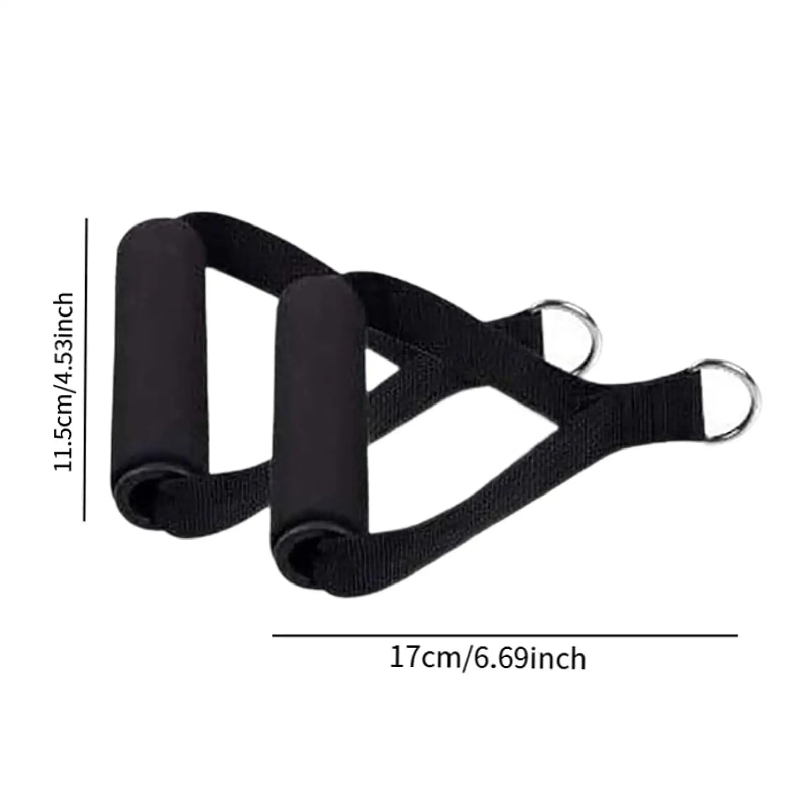 2x Band Handles for Home Gym Fitness Equipment Cable Handles