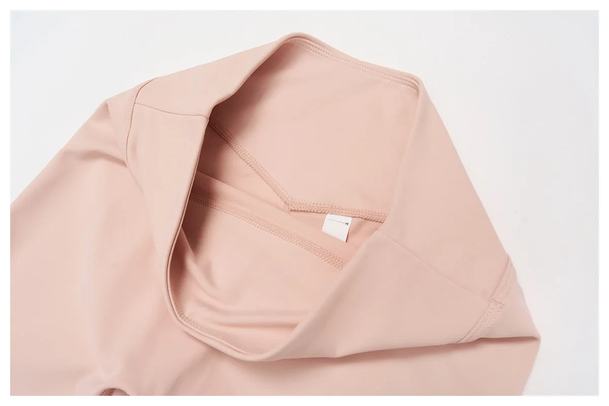 2PCS Yoga Set Workout Sets Women Sportswear Gym Clothing Fitness Zipper Long Sleeve High Waist Leggings Sports Suits Yoga Suit