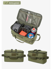 Outdoor Camping Gas Tank Storage Bag Large Capacity Ground Nail Tool Bag Gas Canister Picnic Cookware Utensils Kit Bag