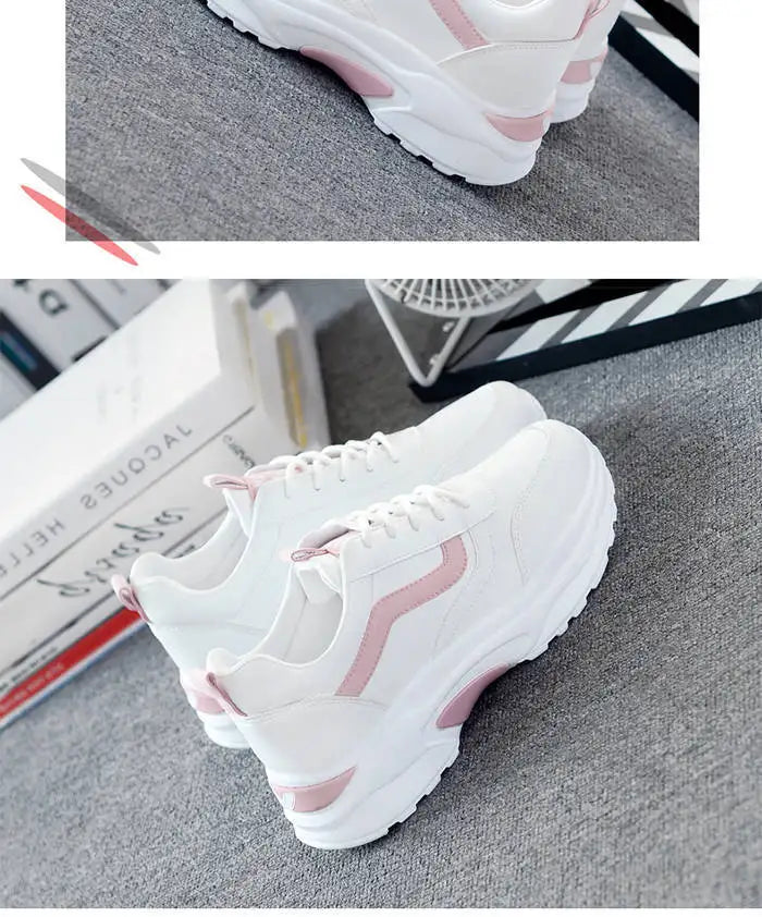 spring autumn Casual Zapatos Mujer Shoes Comfortable Breathable Mesh Sneakers Womens's Flat White Sneakers Vulcanized designer