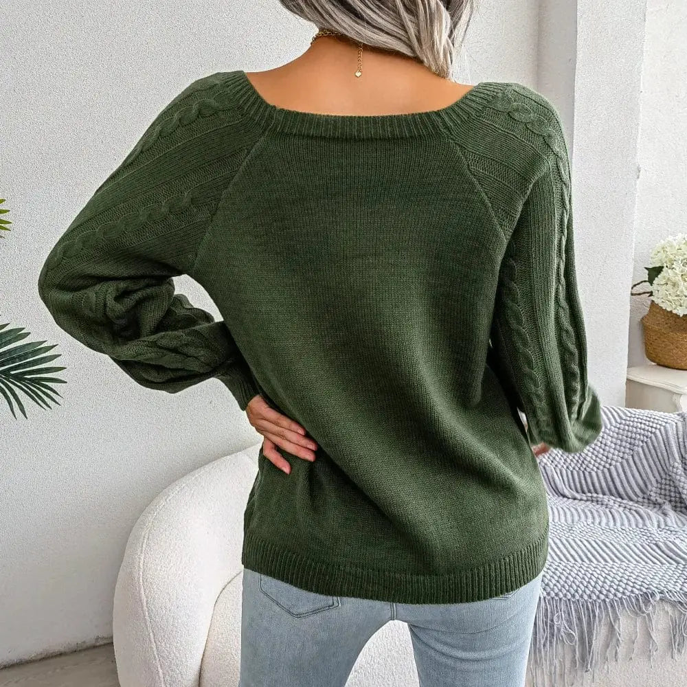CLOUDTEK™ Cable Knitted Sweater Modavivo