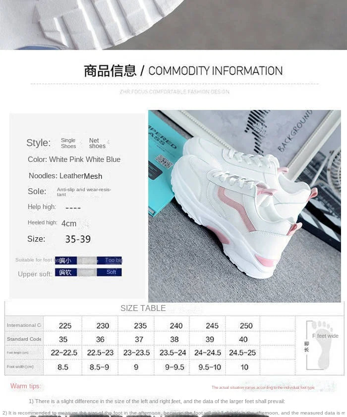 spring autumn Casual Zapatos Mujer Shoes Comfortable Breathable Mesh Sneakers Womens's Flat White Sneakers Vulcanized designer