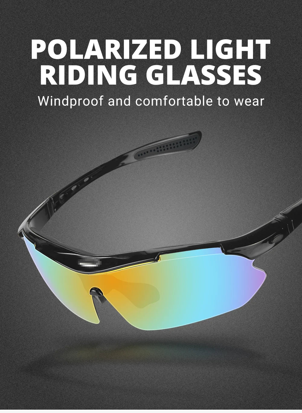 Cycling Glasses 5 Lens Mens Womens Sports Sunglasses Cycling Goggles MTB Road Anti-glare Riding Bicycle Bike Eyewear Protection