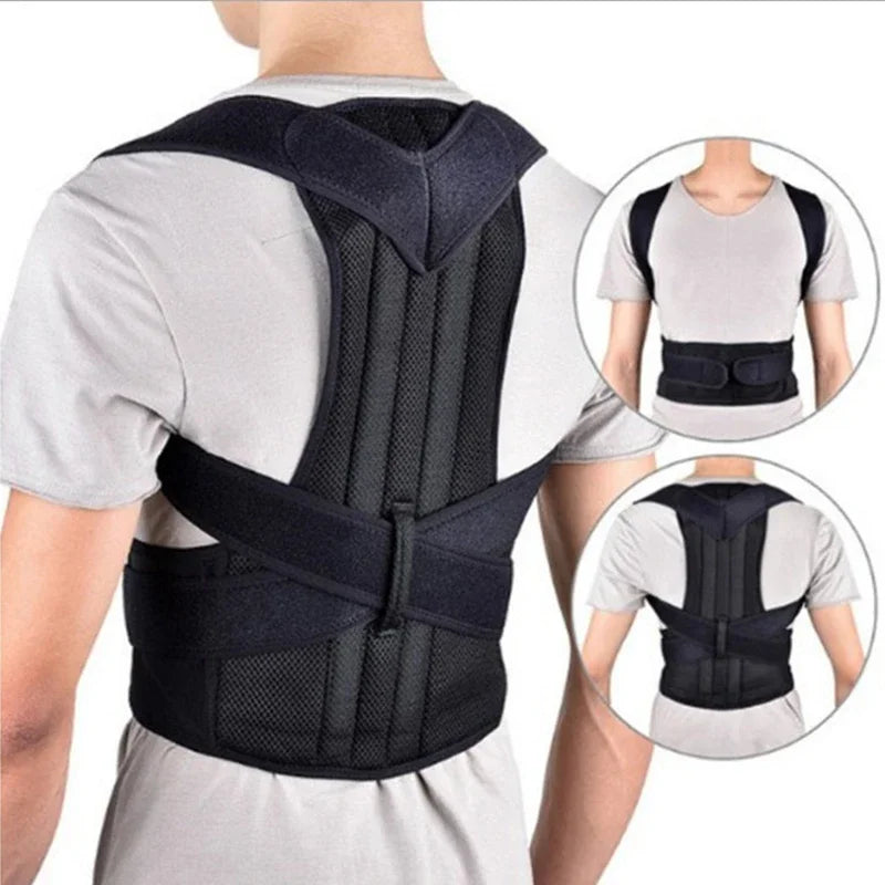 Back Brace Posture Corrector Belt for Women & Men Back Lumbar Support Adjustable Shoulder Posture Support for Improve Scoliosis
