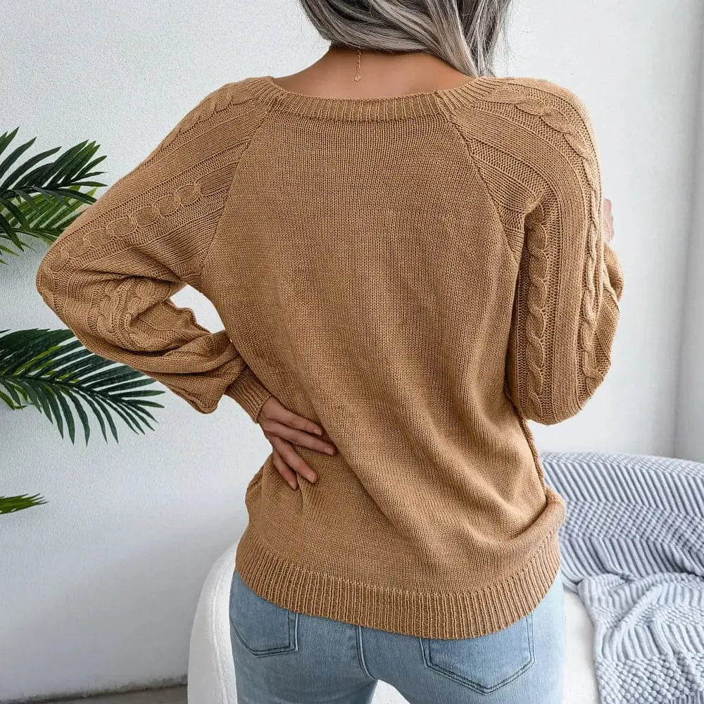 CLOUDTEK™ Cable Knitted Sweater Modavivo