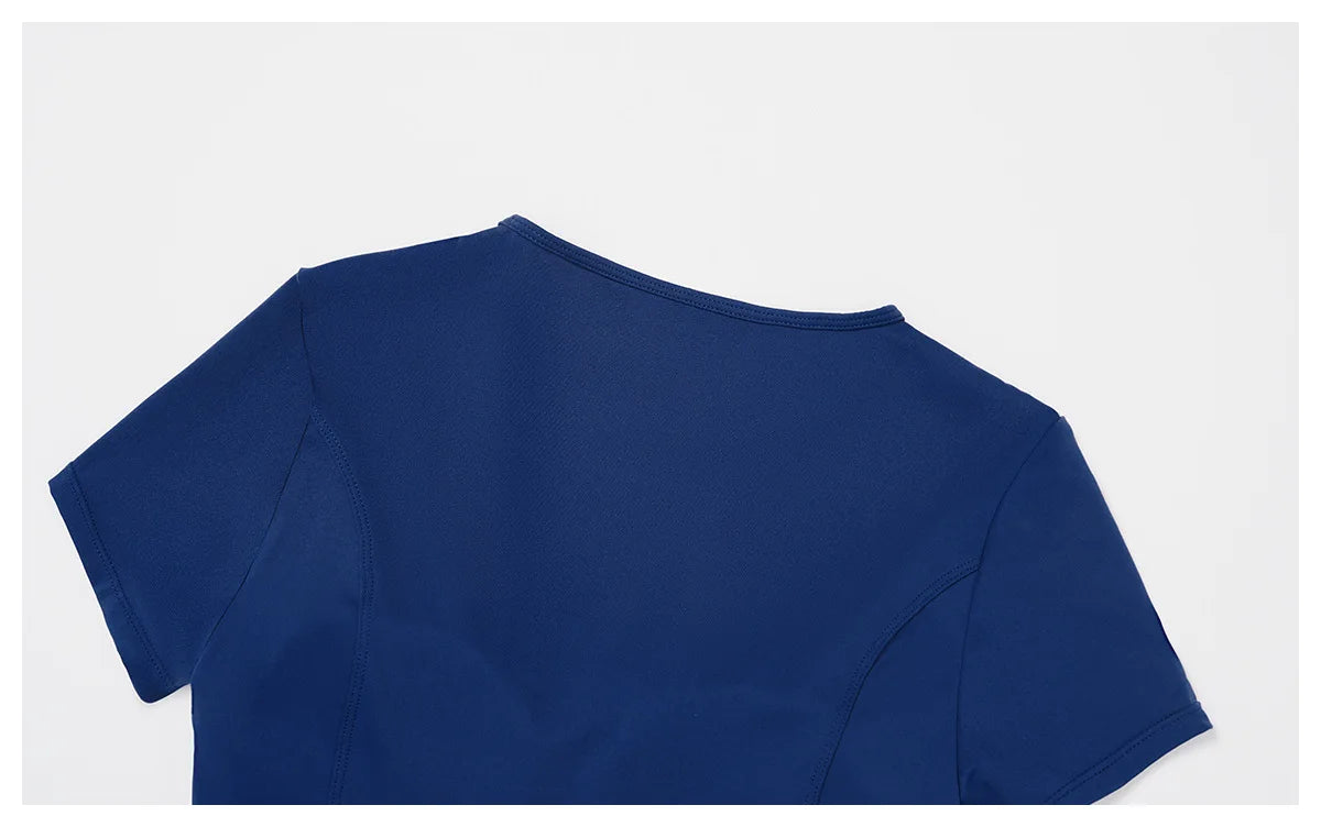 Customized LOGO women's new nude yoga suit tight shock-proof sports running outdoor fitness yoga suit two-piece set