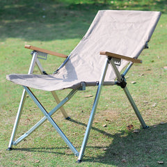 Lohascamping 5-speed Angle Adjustable Backrest Camping Chair aluminum alloy folding Relax chair outdoor lounge Bench Chair