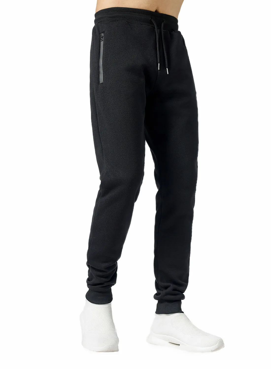 2024 new Sweatpants Streetwear Trousers Men Pants Solid color Drawstring Zipper Pockets Cargo Pants Men Overalls Running pants
