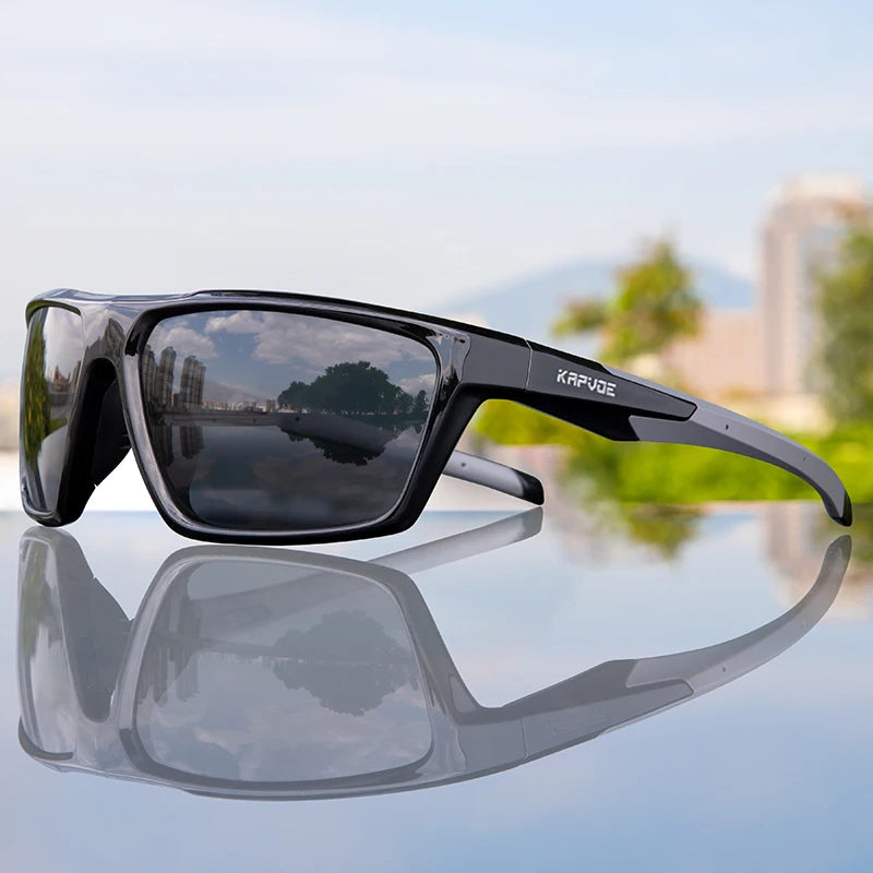 Kapvoe Polarized Cycling Sunglasses Cycling Glasses Man Women UV400 Bike Goggles Rode Fishing Sports Eyewear Outdoor MTB Bicycle