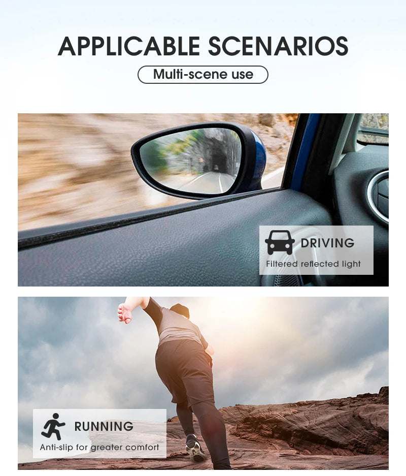 Kapvoe Polarized Cycling Sunglasses Cycling Glasses Man Women UV400 Bike Goggles Rode Fishing Sports Eyewear Outdoor MTB Bicycle