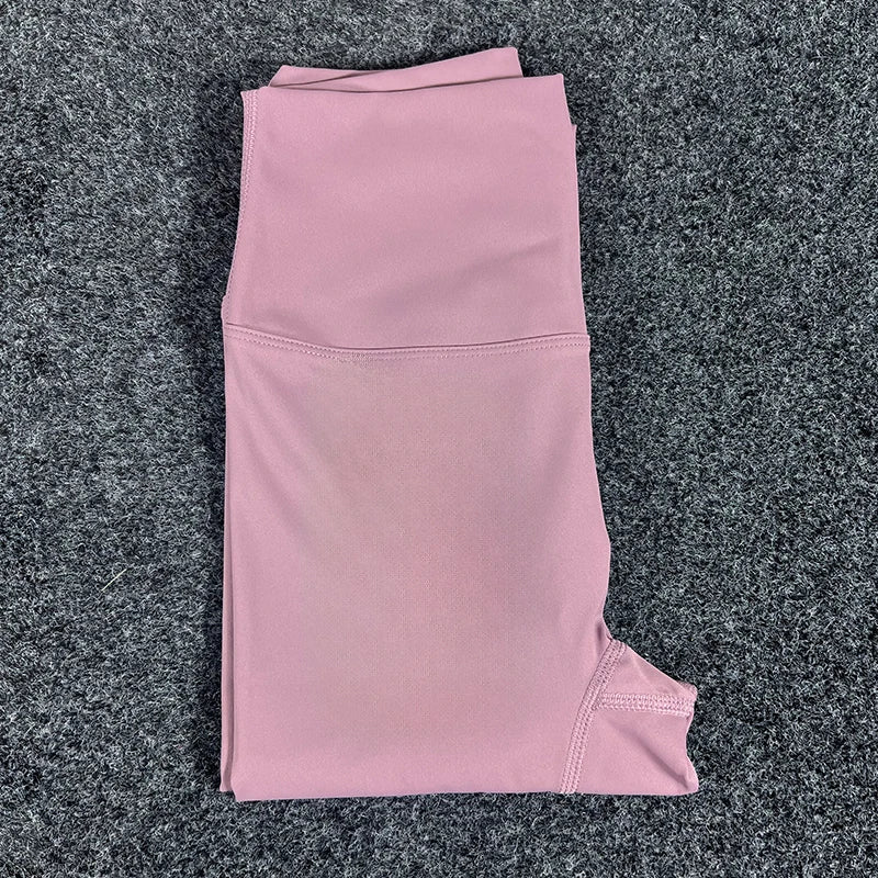 Women's sports high waisted yoga pants with quick drying and breathable hidden pockets for fitness, running, cycling, yoga pants