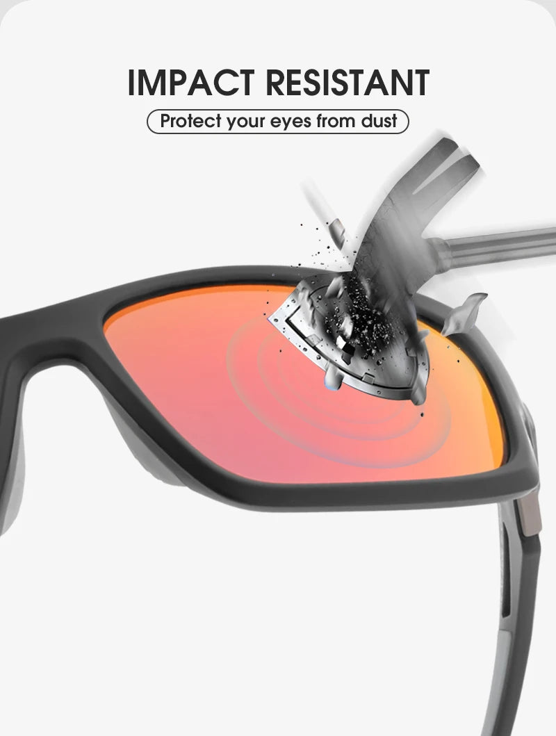 Kapvoe Polarized Fashion Sunglasses Outdoor Sports Uv400 Glasses Camping Fishing Goggles Hiking Running Glasses for Men Cycl