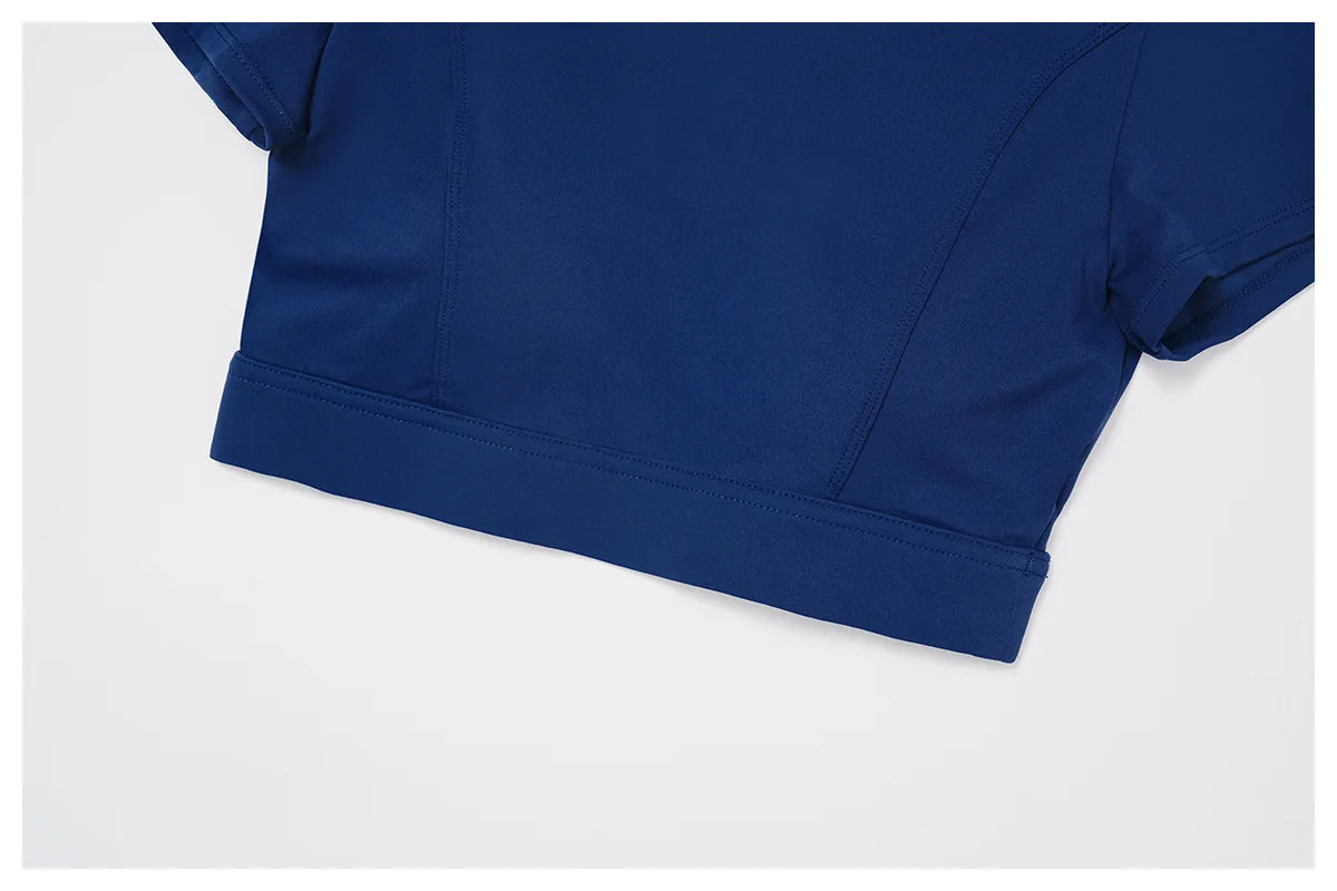 Customized LOGO women's new nude yoga suit tight shock-proof sports running outdoor fitness yoga suit two-piece set