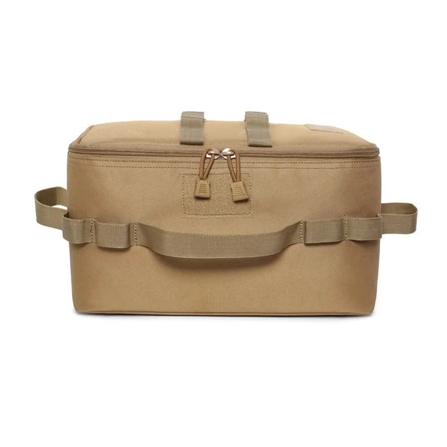 Outdoor Camping Gas Tank Storage Bag Large Capacity Ground Nail Tool Bag Gas Canister Picnic Cookware Utensils Kit Bag