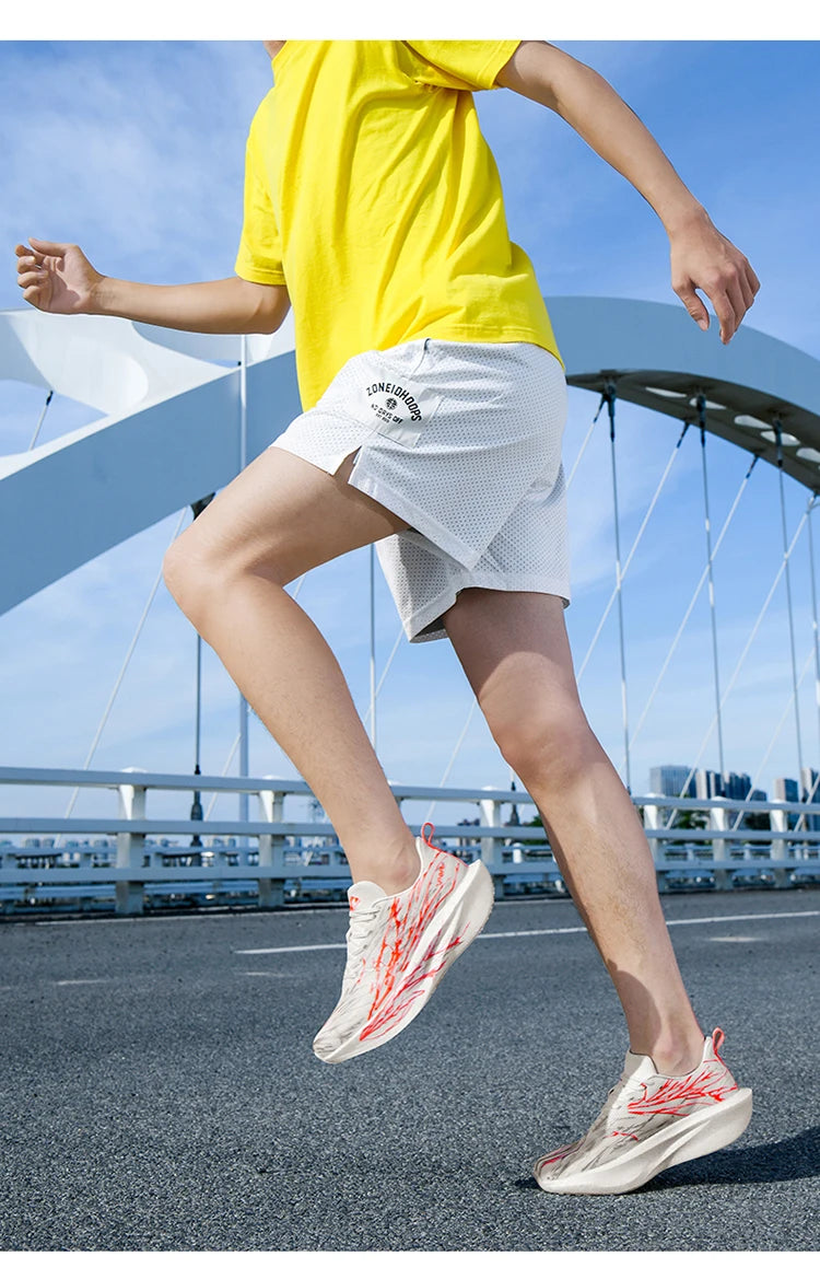 حذاء جري 5.0 MIX مصنوع من ألواح الكربون للرجال والنساء، مناسب لسباقات الماراثون، يتميز بثباته وامتصاصه للصدمات، مناسب للتدريب