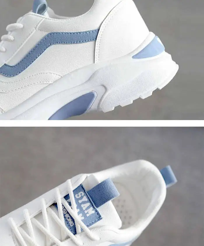 spring autumn Casual Zapatos Mujer Shoes Comfortable Breathable Mesh Sneakers Womens's Flat White Sneakers Vulcanized designer