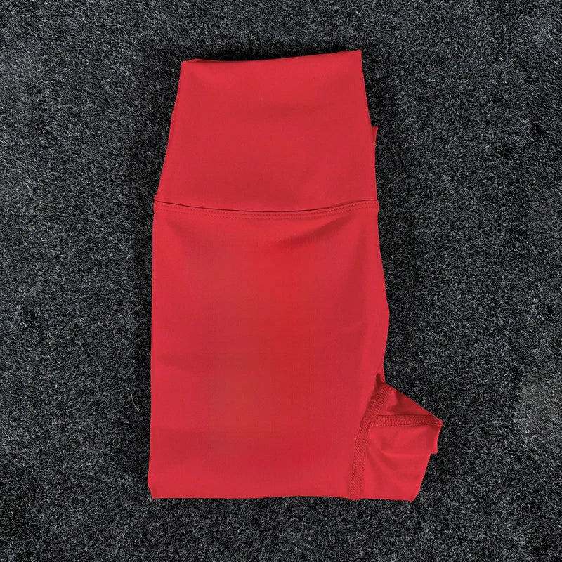 Women's sports high waisted yoga pants with quick drying and breathable hidden pockets for fitness, running, cycling, yoga pants