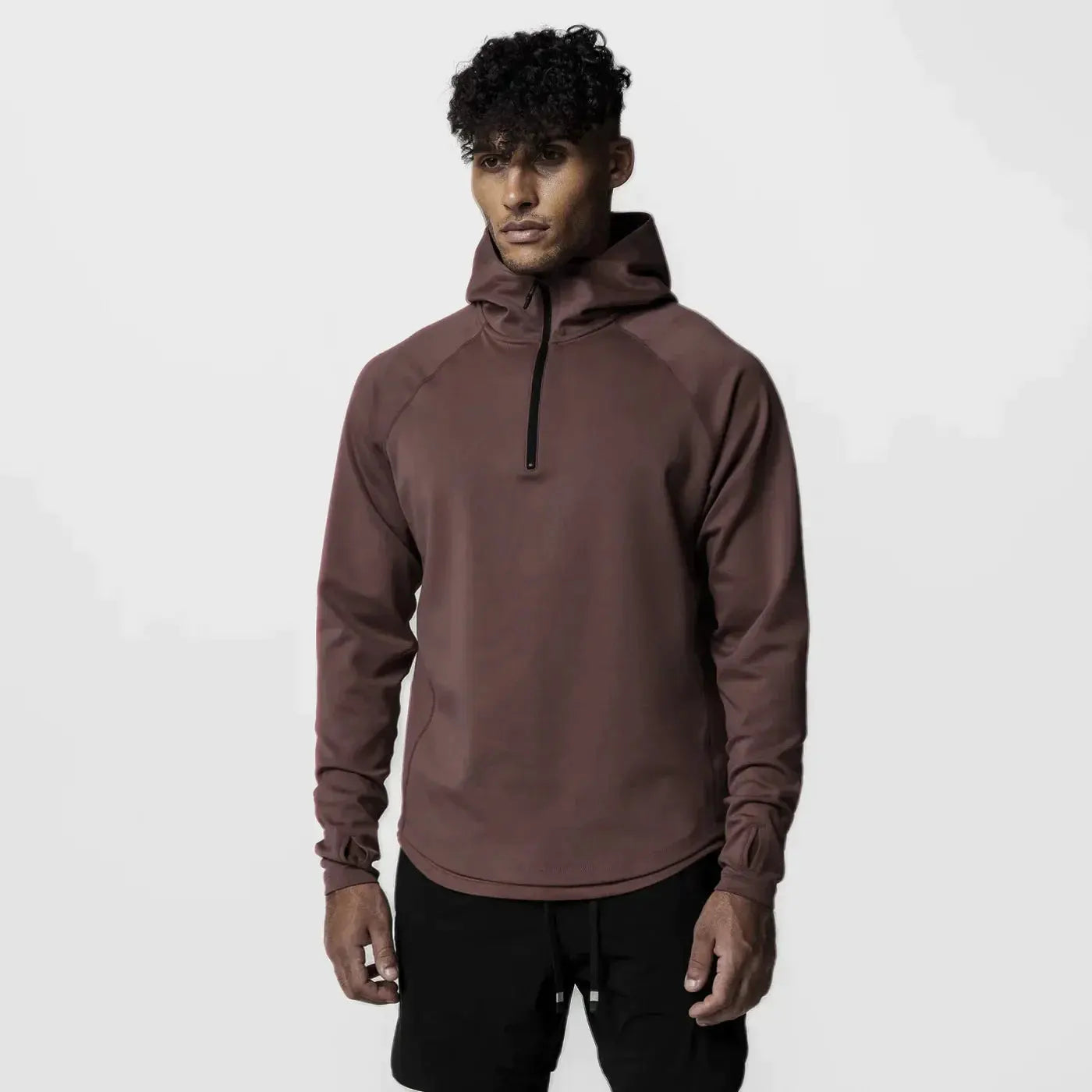 Men Oversized Pullover Hoodie Cotton Loose Sportswear Joggers Gym Sports Fitness Running Training Coat Casual Fashion Sweatshirt باور أب | Power Up