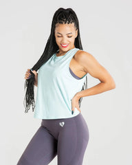 Power Tank Top | Bleached Aqua WOMEN'S BEST