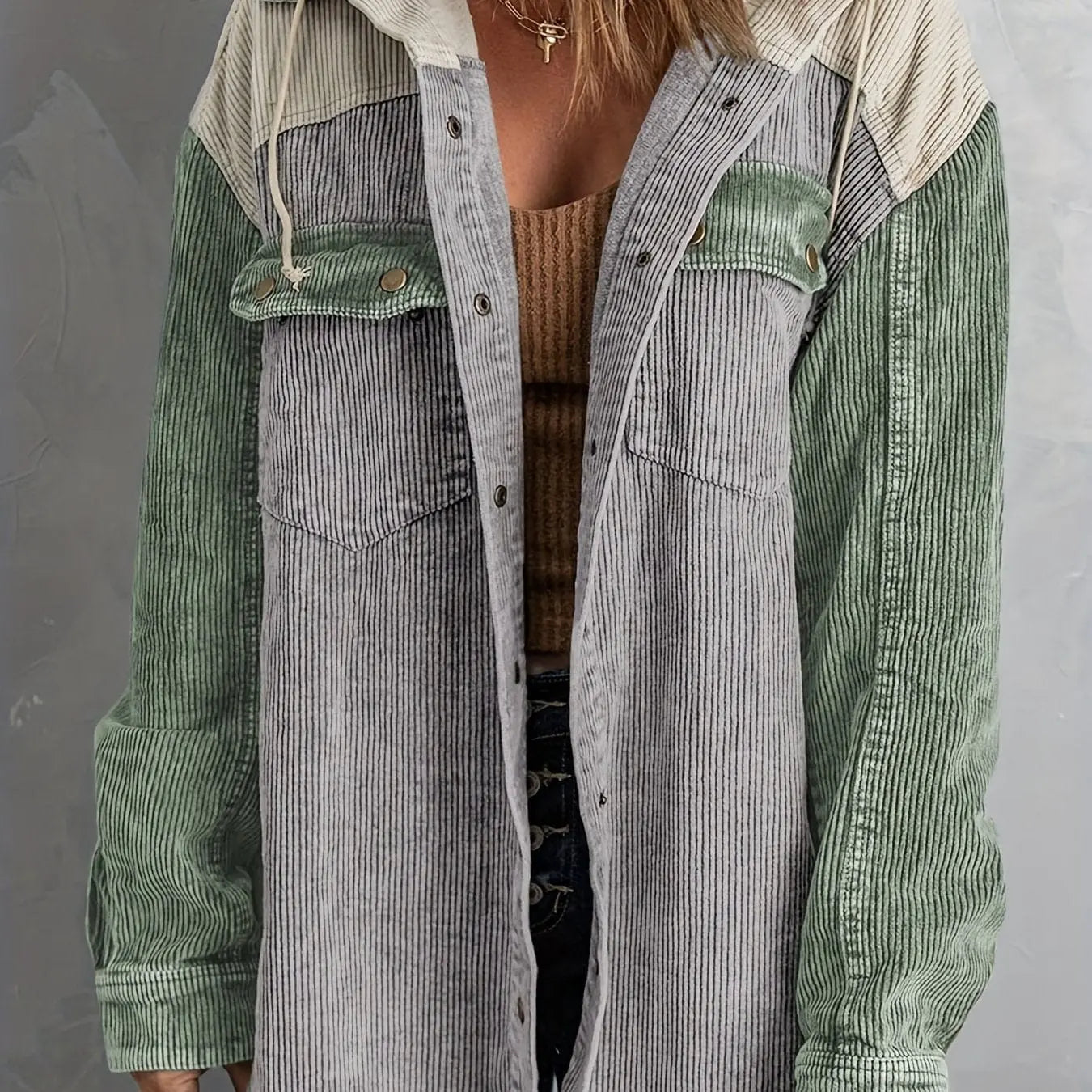 Color Block Jacket 523e71-4