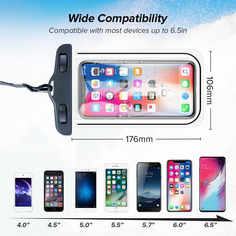 AquaGuard Waterproof Phone Pouch Flamin' Fitness