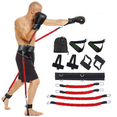 Boxing Exercise Belt & Resistance Band Set Flamin' Fitness