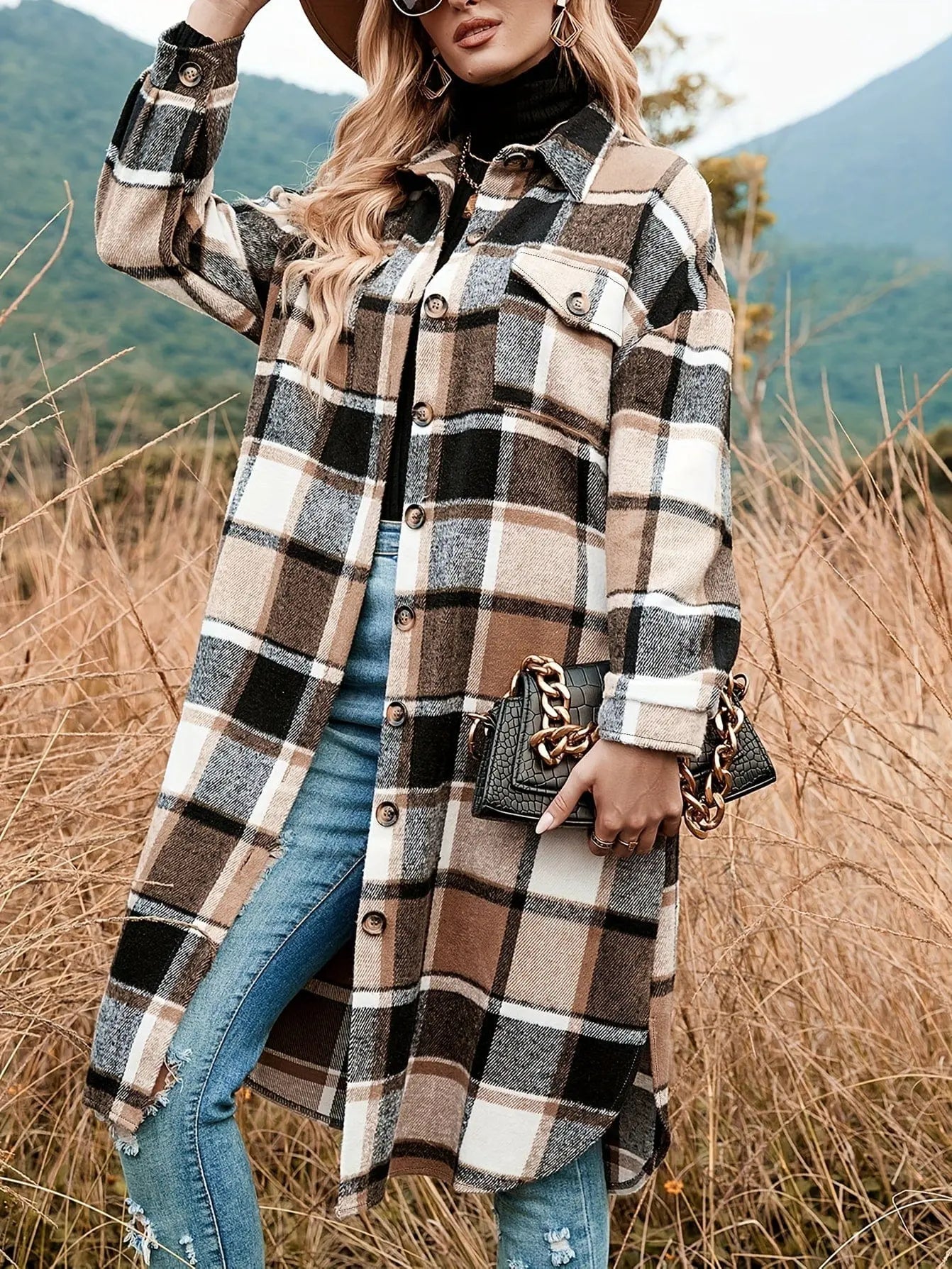 Heritage Plaid Trench Coat 523e71-4