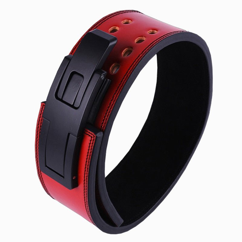 Cowhide Wide Weightlifting Belt Flamin' Fitness