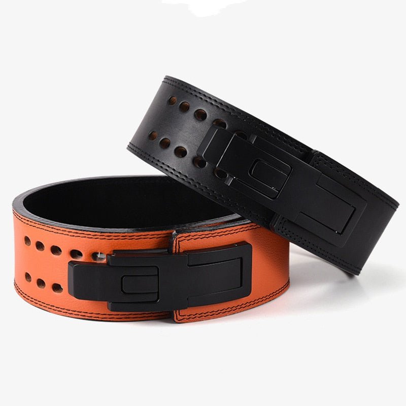 Cowhide Wide Weightlifting Belt Flamin' Fitness