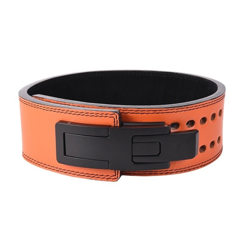 Cowhide Wide Weightlifting Belt Flamin' Fitness