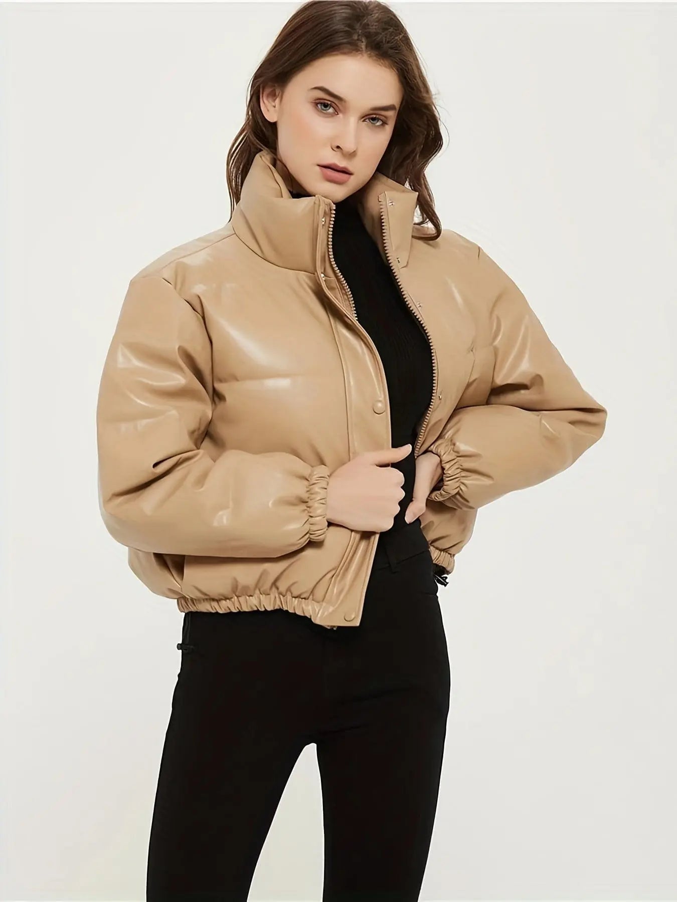 Bristol Collection: Leather Puffer Coat Modavivo