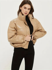 Bristol Collection: Leather Puffer Coat Modavivo