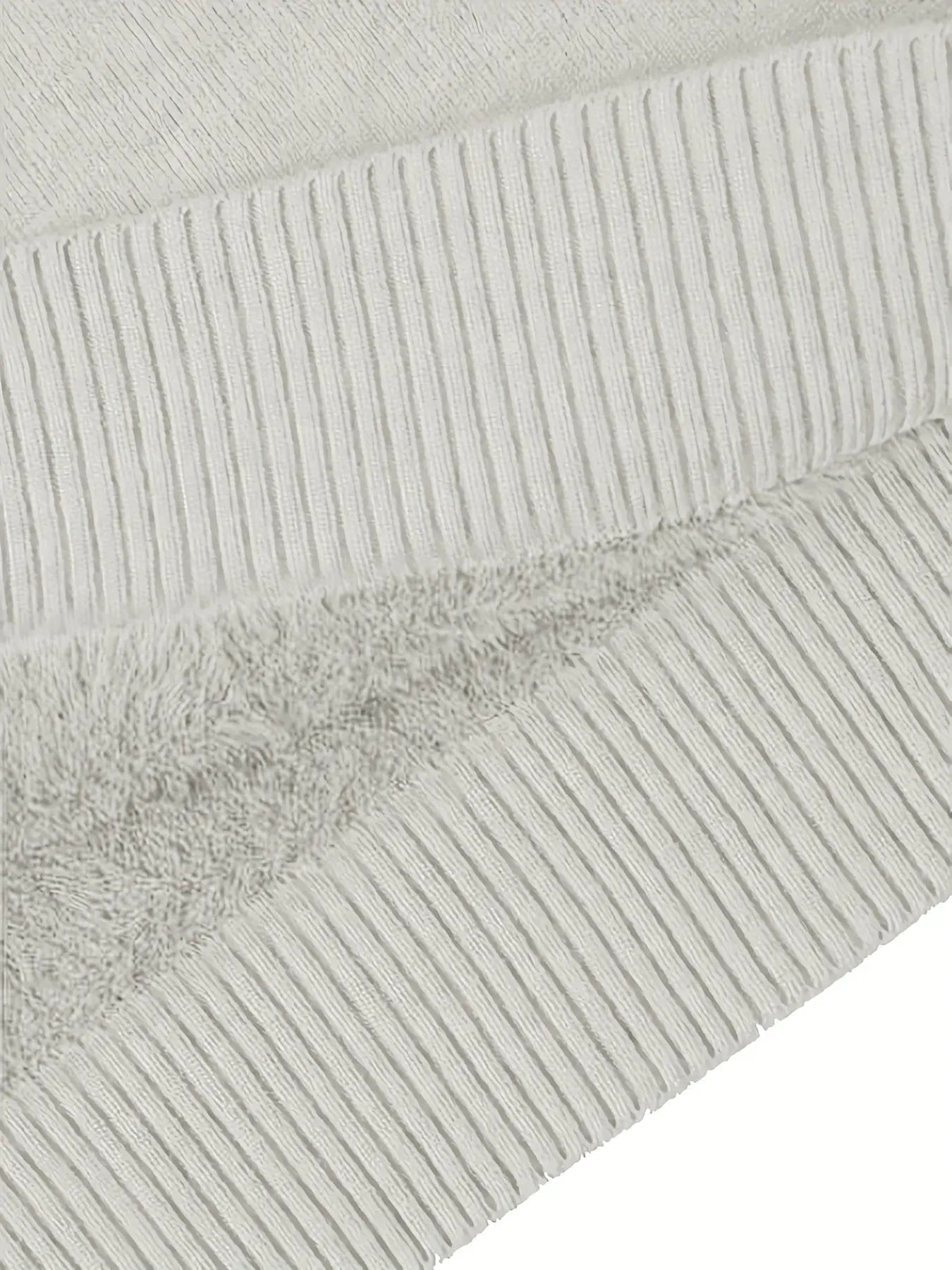 Knitted Sherpa-lined Pullover Sweater Modavivo
