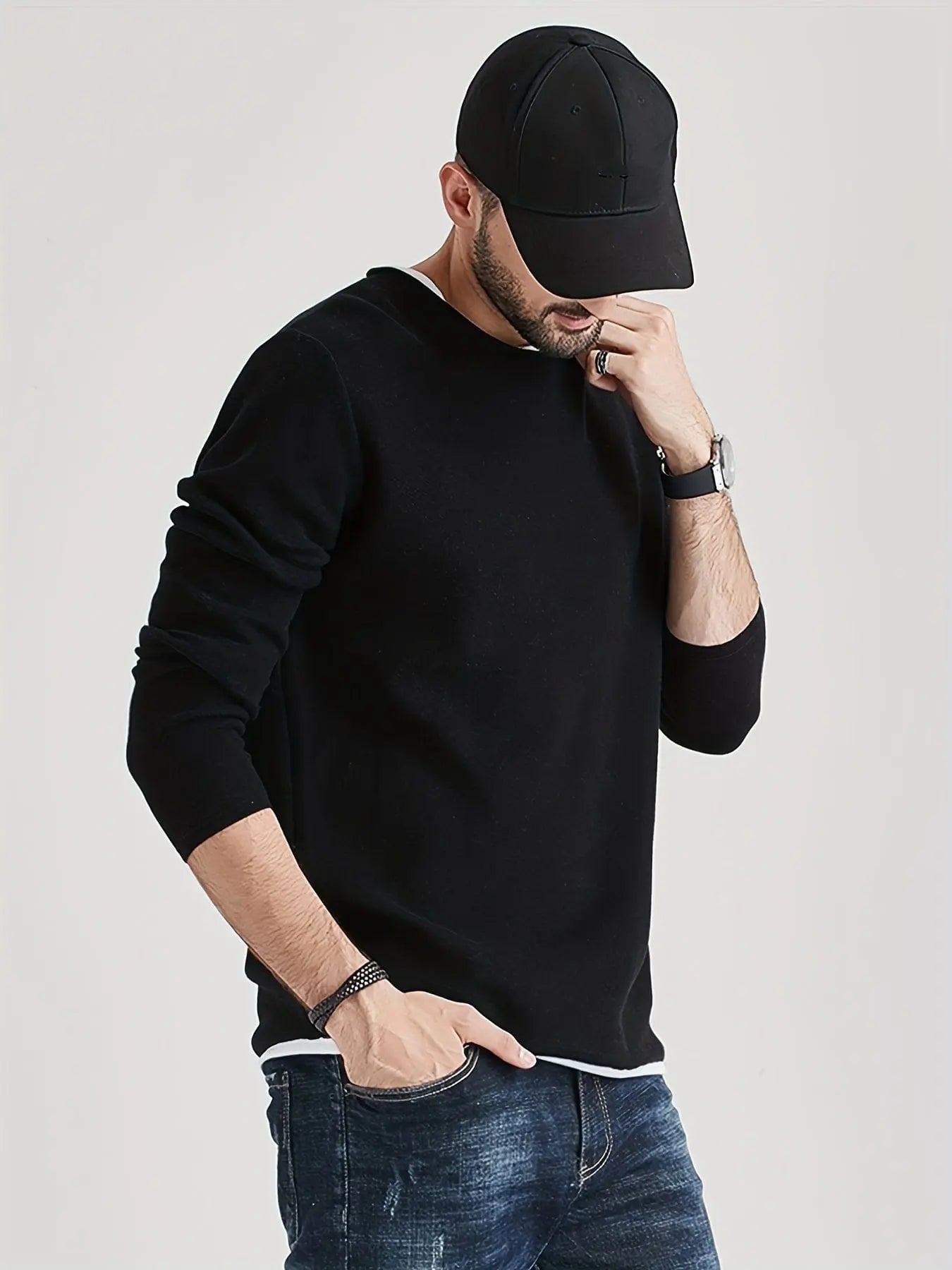 Classics Edition: Crew Neck Long Sleeve Shirt 523e71-4