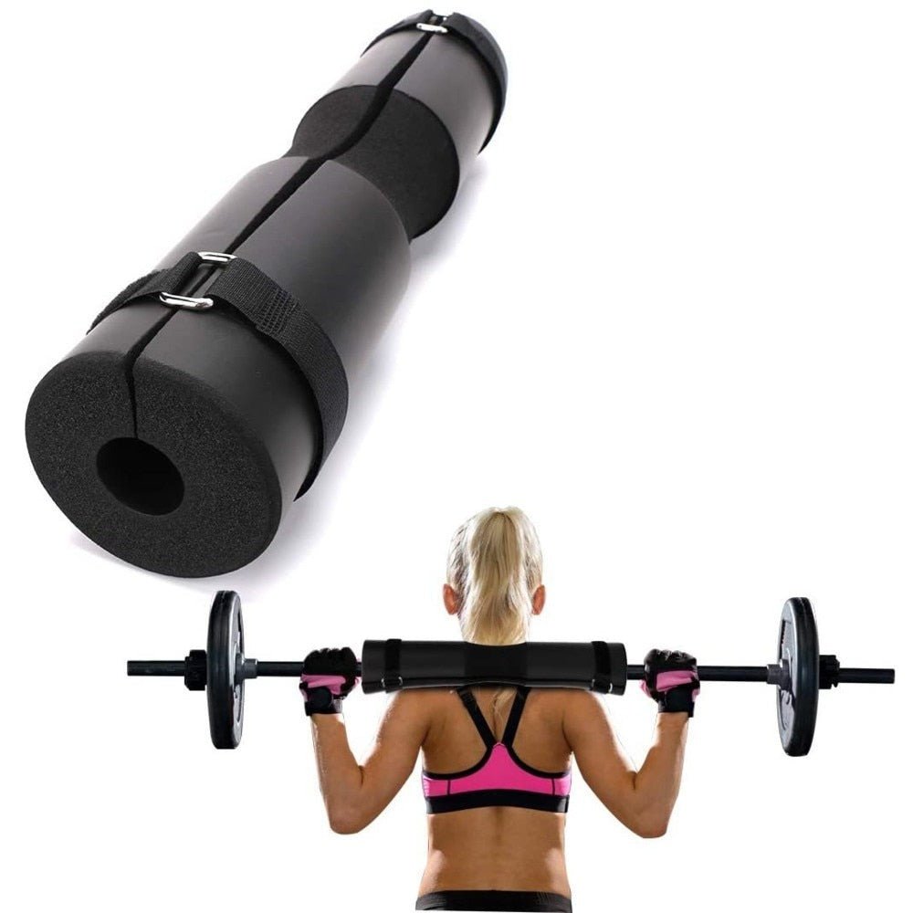 Foam Barbell Squat Pad + Straps Flamin' Fitness